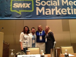 Speaking on the "Managing Your Social Editorial Calendar" panel at SMX Social Media Marketing conference 2013